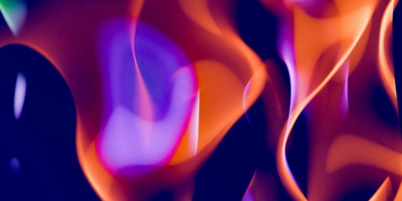 Abstract visual representation of energy flowing through the human body during exercise.